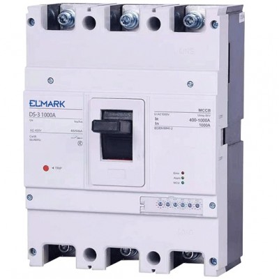 Αυτόματος Διακόπτης Ισχύος 50kA 3P 1250A Κλειστού τύπου Ρυθμιζόμενος 44931 Αυτόματος Διακόπτης Ισχύος 50kA 3P 1250A Κλειστού τύπου Ρυθμιζόμενος 44931